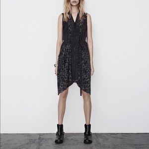 NWOT All Saints Lewis Silk Dress